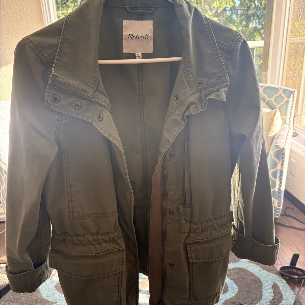Madewell Green Utility Jacket Timeless Style